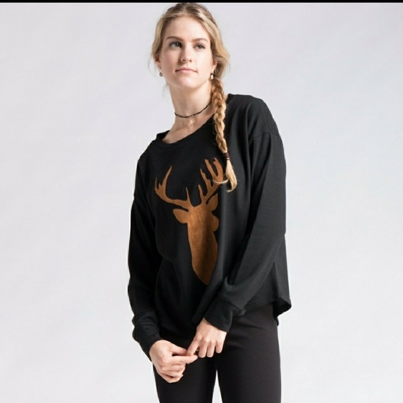 Deer Patch Sweatshirt - Picture 4 of 4